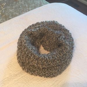 Sparkly Knit Infinity Scarf